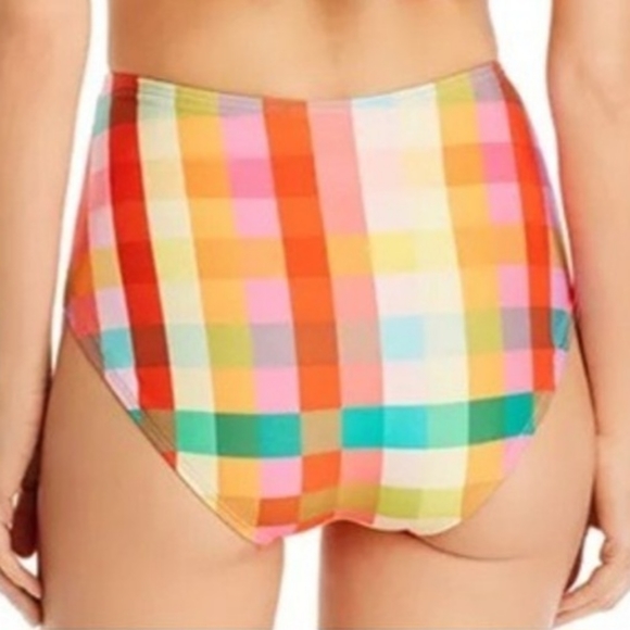 Kate Spade New York Plaid High Waist Bottom - Picture 3 of 3